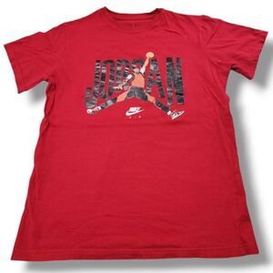 Nike Shirt Size Large Nike Air Jordan Graphic Print T-Shirt Michael Jordan Shirt